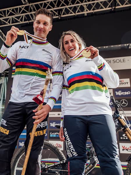 Maillot champion du monde vtt 2025