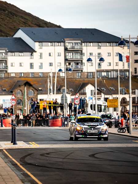 Lloyd in action in Aberystwyth last season
