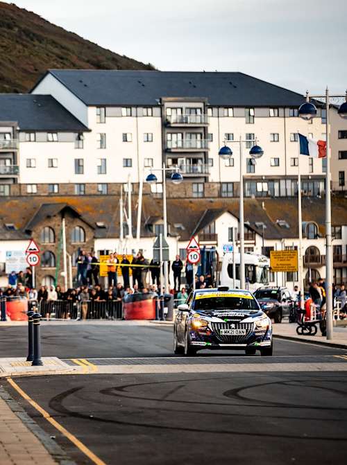 Lloyd in action in Aberystwyth last season