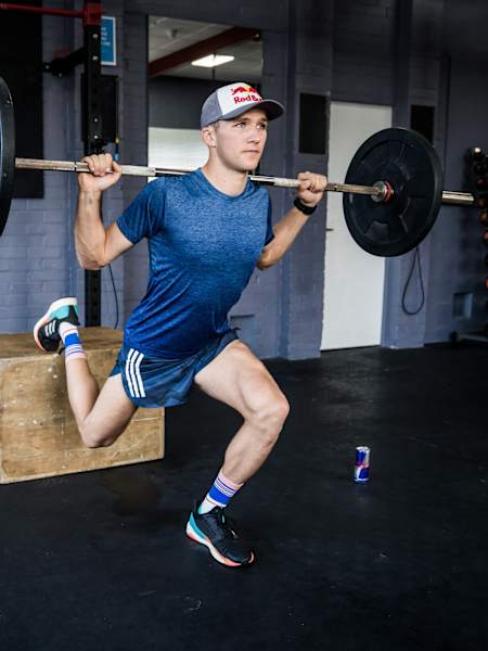 Tom Evans trains during a photo shoot in Surrey, United Kingdom on October 11, 2018. 