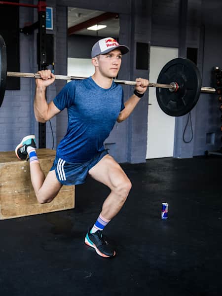 Tom Evans trains during a photo shoot in Surrey, United Kingdom on October 11, 2018. 