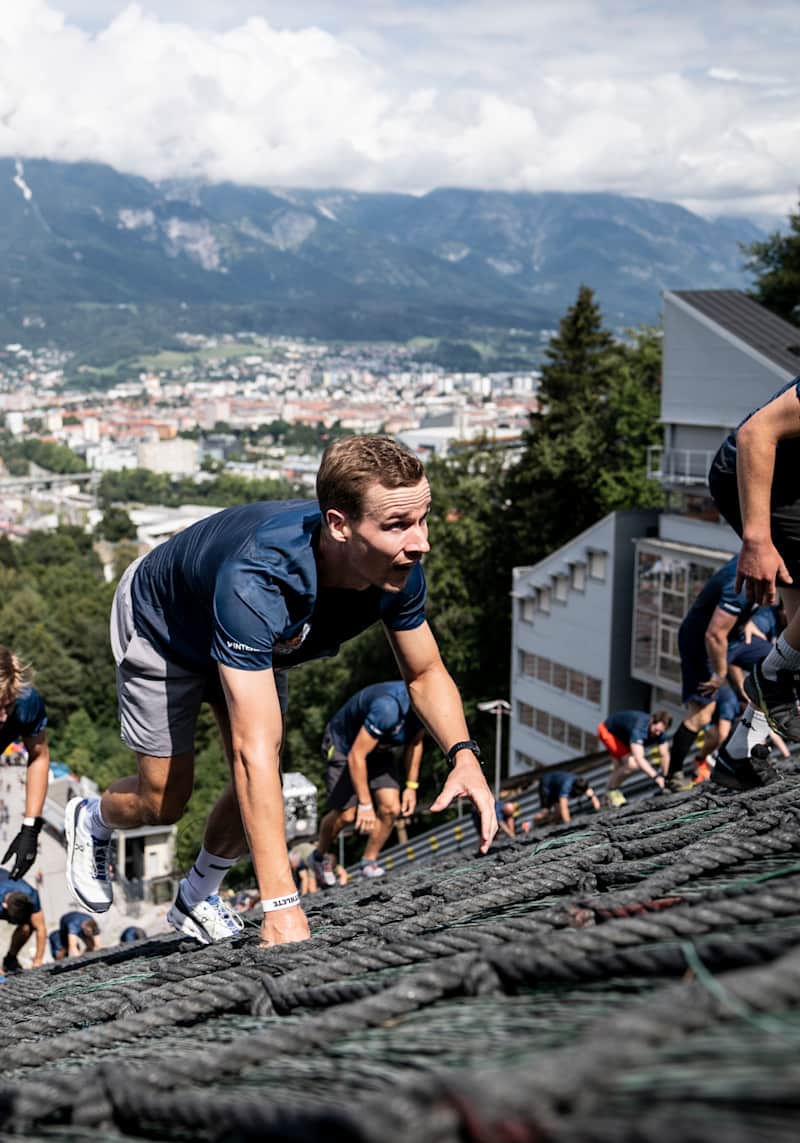 Mountain Running Red Bull