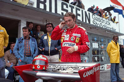 Niki Lauda en el GP de Alemania de 1976
