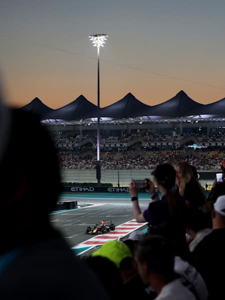 Sergio Perez pendant le GP d'Abu Dhabi 2023