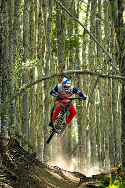 Pedro Burns en acción durante el Red Bull Sound of Speed en Chillán, Chile, el 14 de febrero de 2020.