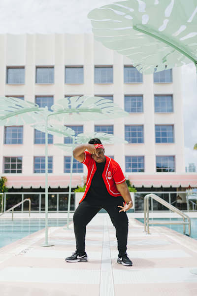 Rogue poses for a portrait in Miami, FL, USA on July 1, 2021