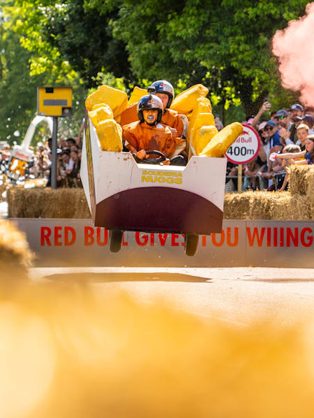 Participants at Red Bull Soapbox 2024 in London, UK
