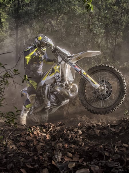 Husqvarna rider Garham Jarvis of Great Britain competes at Red Bull Sea to Sky 2017 in Kemer, Turkey on September 30, 2017.