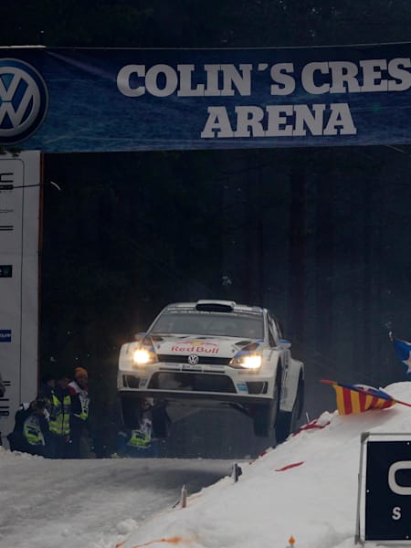 Sébastien Ogier a battu le record de la Colin's Crest au Rallye de Suède 2014
