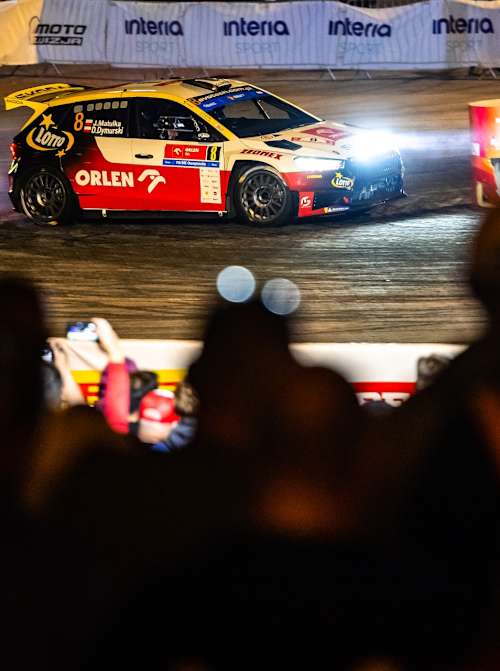 Home fans roared Matulka to second place