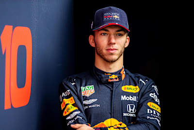 Pierre Gasly wählte bei Red Bull Racing die Nummer 10. 