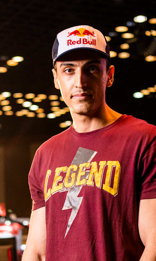 Ankit 'V3nom' Panth poses for a portrait at the Red Bull R1v1R Runes National Finals in Hyderabad, India on November 23, 2019.