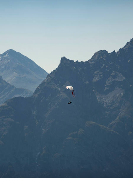 Benedikt Dornauer (AUT3) performs during Red Bull X-Alps 2025