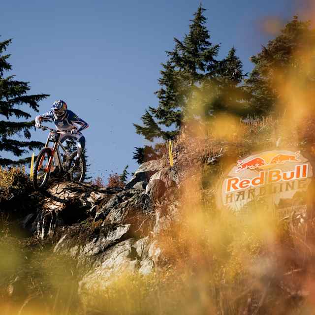 Asa Vermette performs at Red Bull Hardline in West Vancouver, Canada on October 15, 2026.