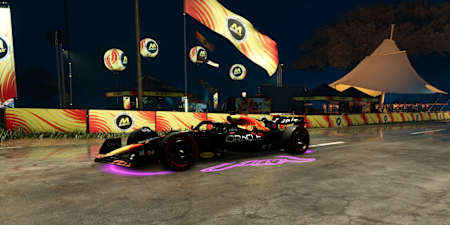 Screenshot de l'Oracle Red Bull Red Racing RB18 dans The Crew Motorfest.