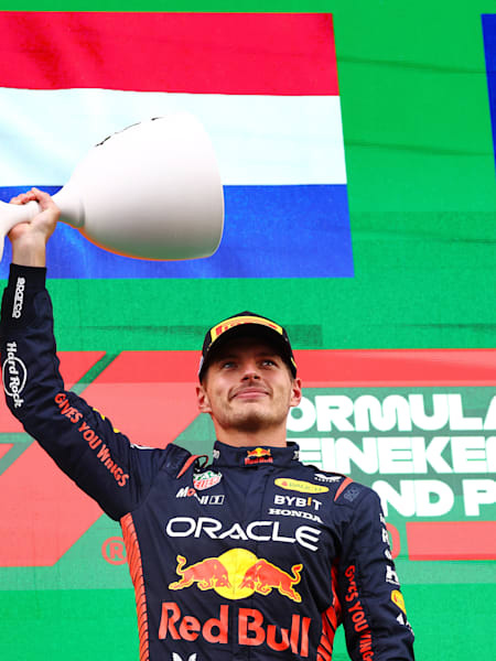 Max Verstappen von Oracle Red Bull Racing beim Großen Preis der Niederlande 2023. 