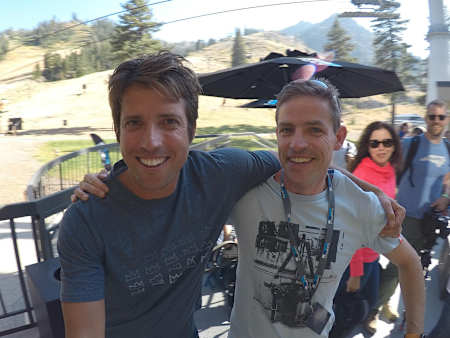 Tarquin Cooper grabs a selfie with Nick Woodman