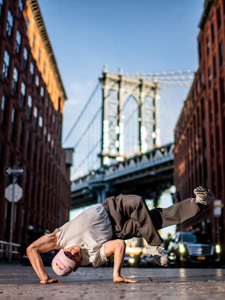 B-boy Phil Wizard from Canada poses for a portrait prior to the Red Bull BC One World Final in New York, USA on November 8th, 2022.
