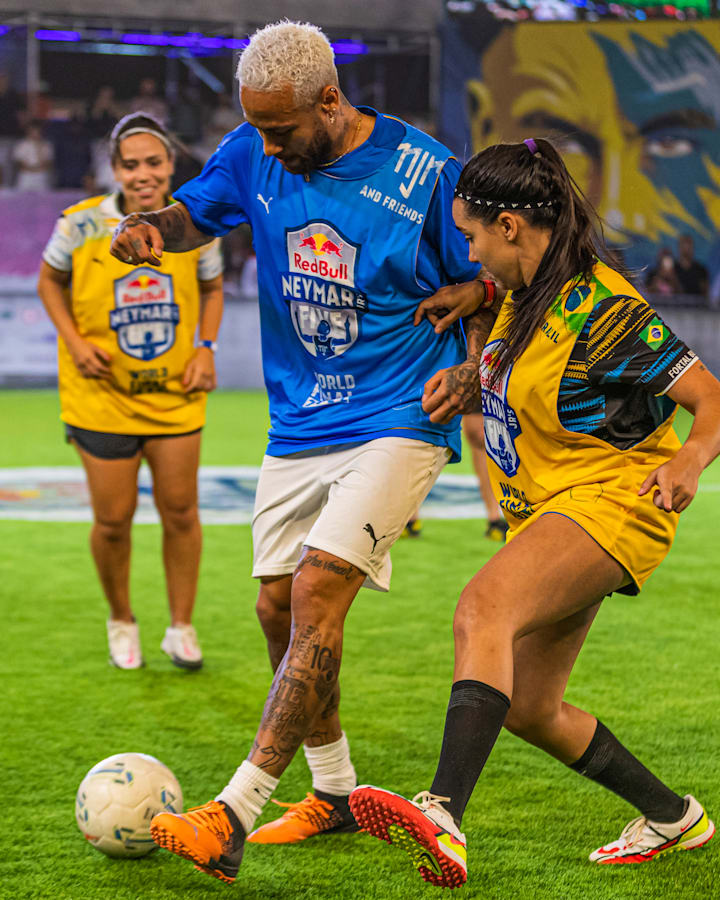 Neymar da Silva Santos of Brazil during the FIFA World Cup Qatar