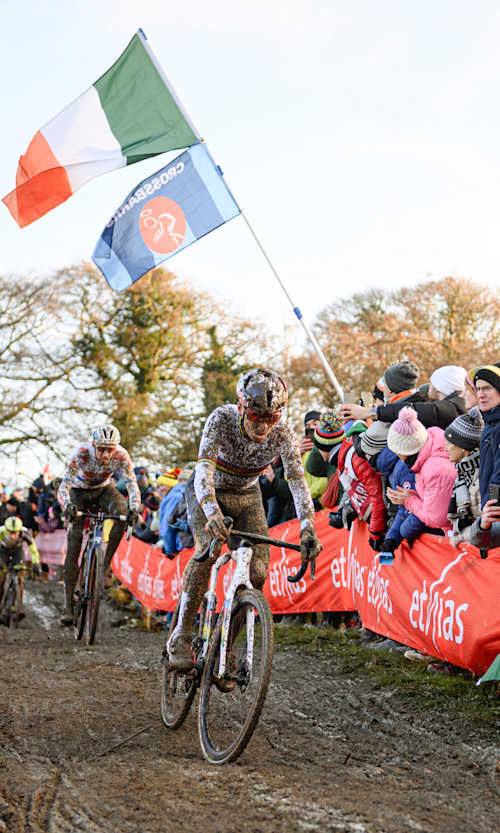 Tom Pidcock seen at UCI CX World Cup in Dublin, on December 11, 2022