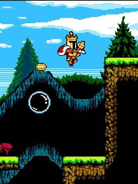 A scene from Shovel Knight's new DLC.