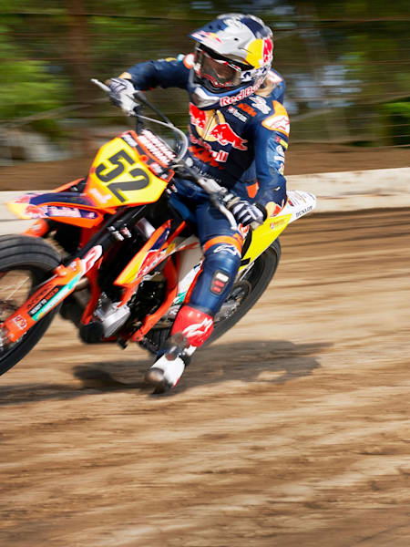 “I want to be the best. I want to be equal,” says Texter, who was photographed on June 12 at the Grandview Speedway in Bechtelsville, PA.