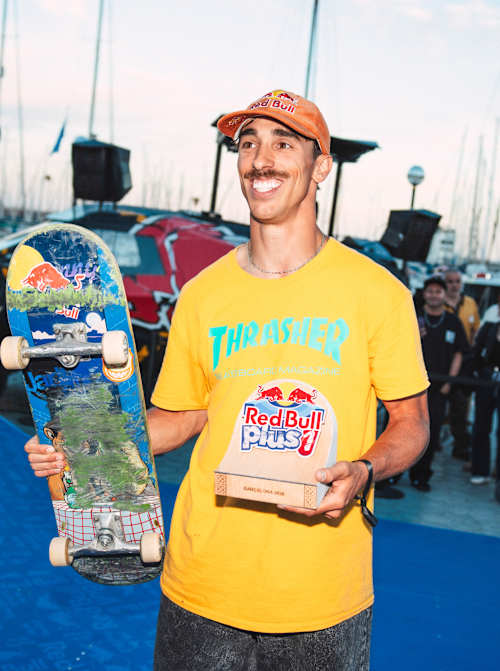 Spanish skateboarder Danny León is the brains behind the new competition, Red Bull Plus One, which is being held in Barcelona, Spain. 