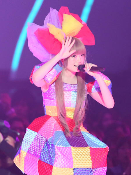 J-pop star Kyary Pamyu Pamyu performing live