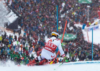Slalom in Kitzbühel bedeutet Gänsehaut Feeling pur!