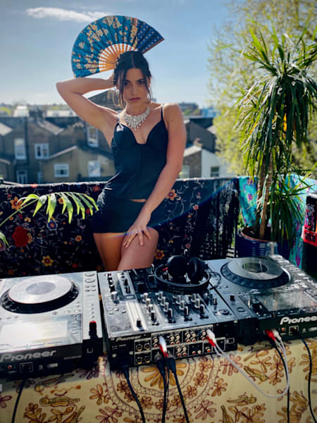 Madam X takes to the roof for a livestream