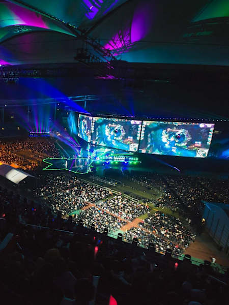 The stadium is full at Worlds 2018.