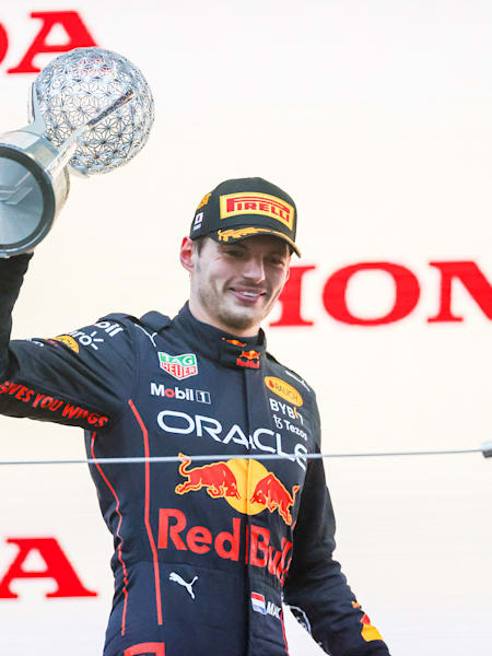 Max Verstappen of Oracle Red Bull Racing at the Japanese Grand Prix on October 9, 2022.