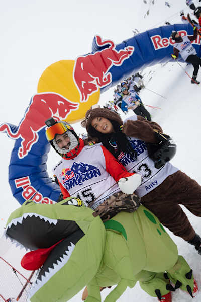 Participants at Red Bull Homerun in Åre, Sweden on the 31st of March 2024. 