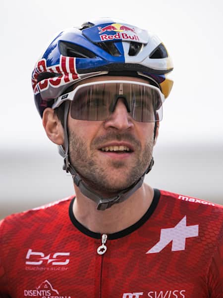 Lars Forster performs at UCI XCO World Cup in Lenzerheide, Switzerland on June 9, 2023