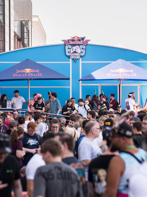 Foto zeigt den Red Bull Gaming Ground 2024 auf der gamescom