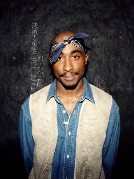 Tupac Shakur backstage en 1994