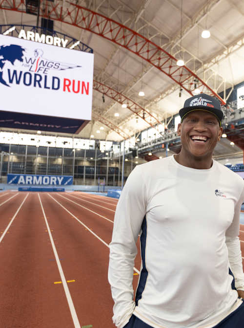 Ryan Shazier at The Armory Track and Field center in New York
