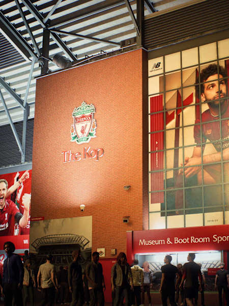 This recreation of The Kop is great