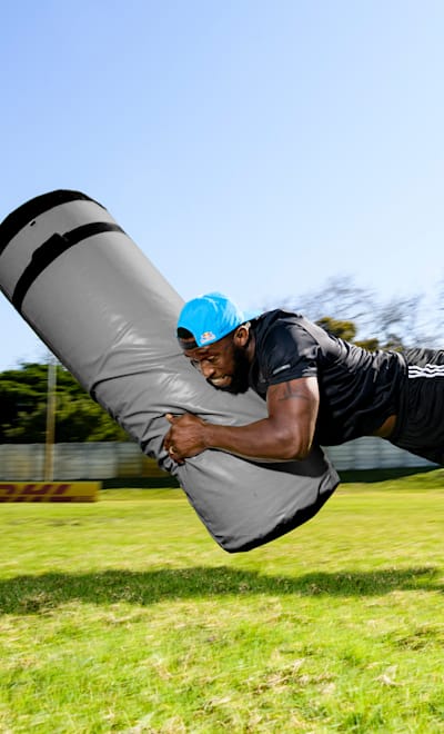 Siya Kolisi is seen during a training session in Cape Town, South Africa on September 7, 2020.