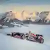 At a ski resort