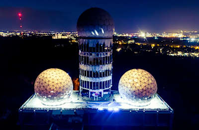 Das einzigartige Setting am Berliner Teufelsberg.