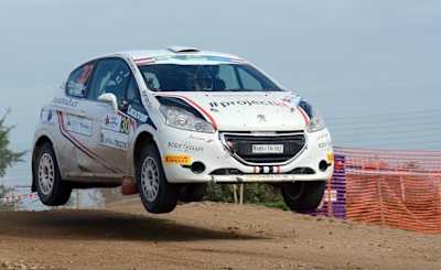 Catie drives a Peugeot 208 R2