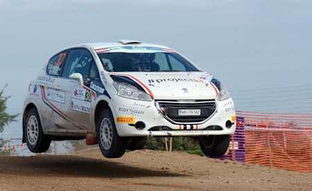 Catie drives a Peugeot 208 R2