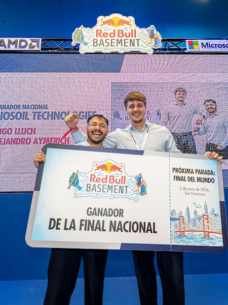 Biosoil Technologies se proclama vencedor de la Final Nacional Red Bull Basement 2026 en Valencia, obteniendo una plaza en la Final Mundial de San Francisco