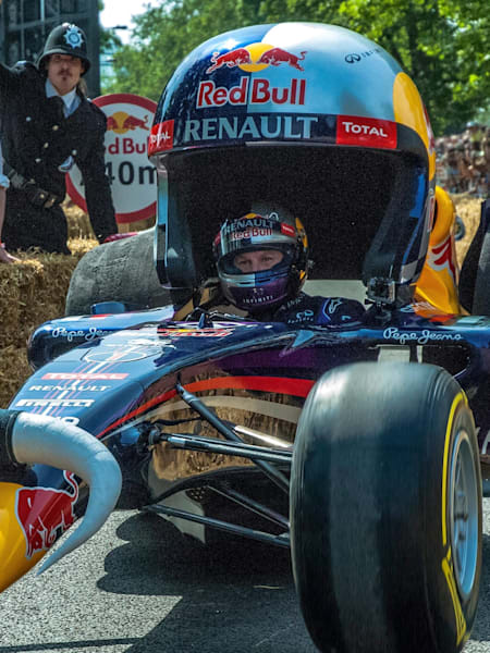 At a Red Bull Soapbox race