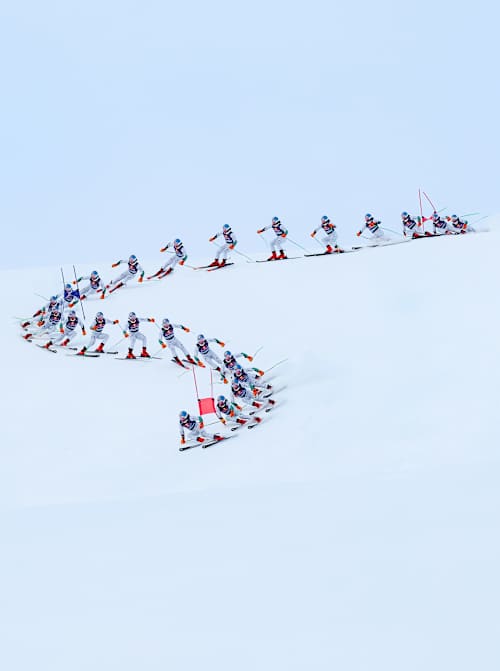 Lucas Braathen treina  na Noruega