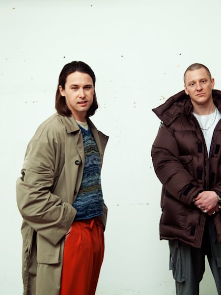 Josh Lloyd-Watson and Tom McFarland of the band Jungle.