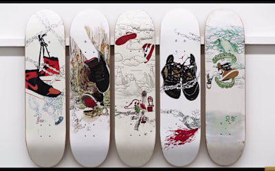 O conjunto de Dan Colen, foi o mais difícil de completar