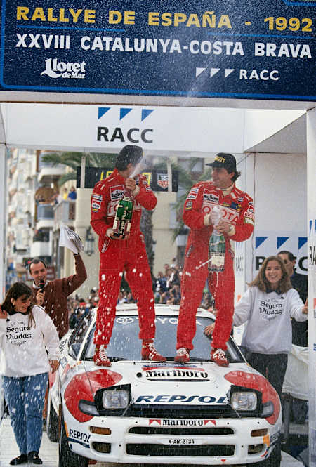 Carlos Sainz y Luis Moya vencen el Rally de España de 1992, WRC.