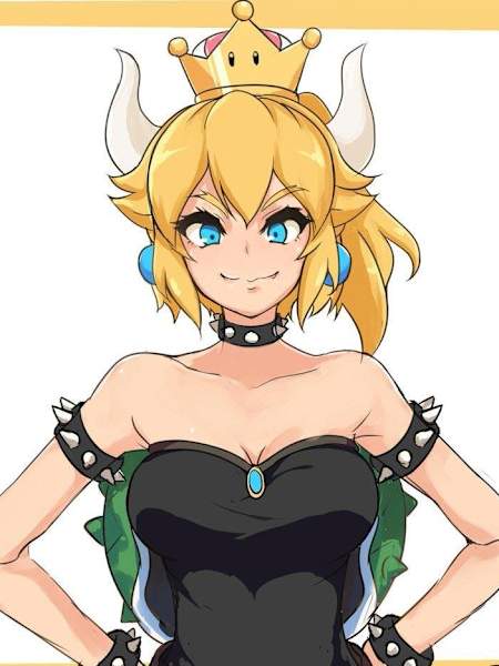 Bowsette en una de las pocas imágenes que podemos enseñar a nuestros papás.